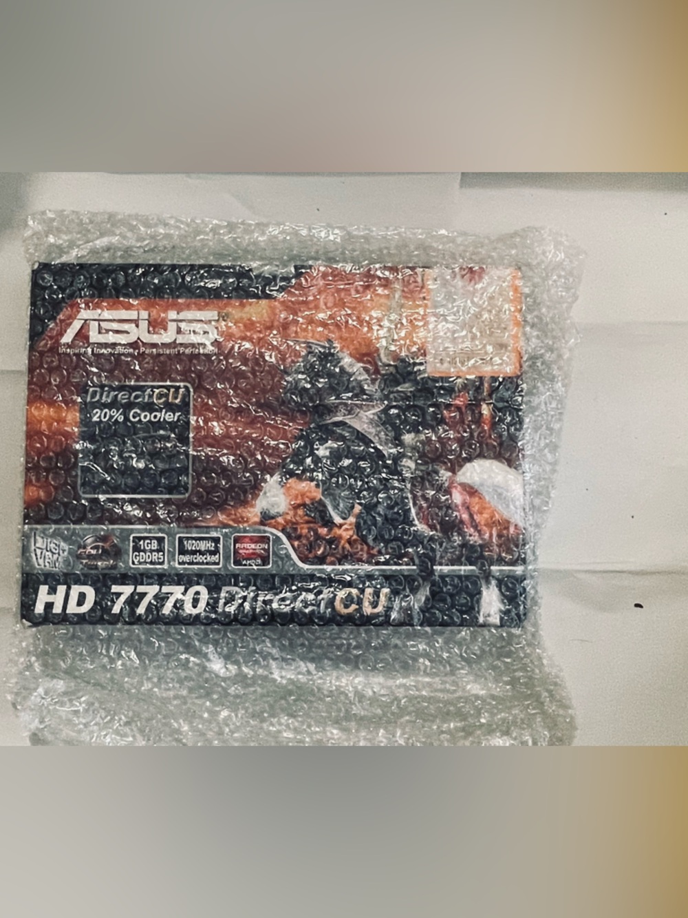 ASUS Radeon HD 7770 DirectCU graphics card. - Picture 7 of 7